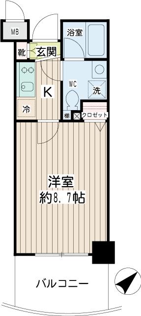 エクセル東神奈川 間取り