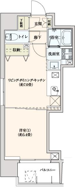 Ｆｌａｔｓ　ＴＡＨＩＣＯ 間取り