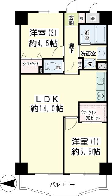 ヴェルドゥミール 間取り
