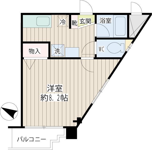 ハイネス新川崎 間取り