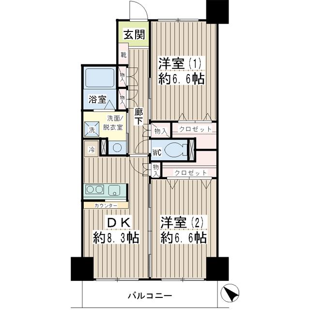 スカイ６１ 間取り