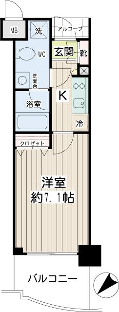 エクセル東神奈川 間取り