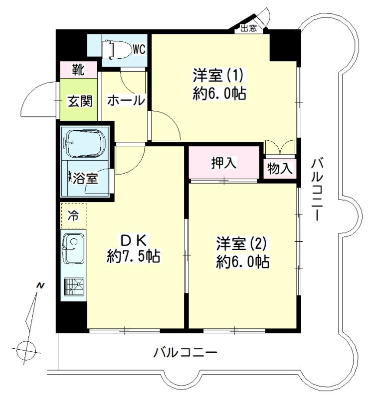 第１２６新井ビル 間取り