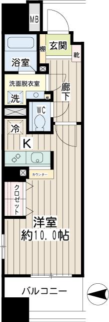 ナイスアーバン川崎ウエストモール 間取り
