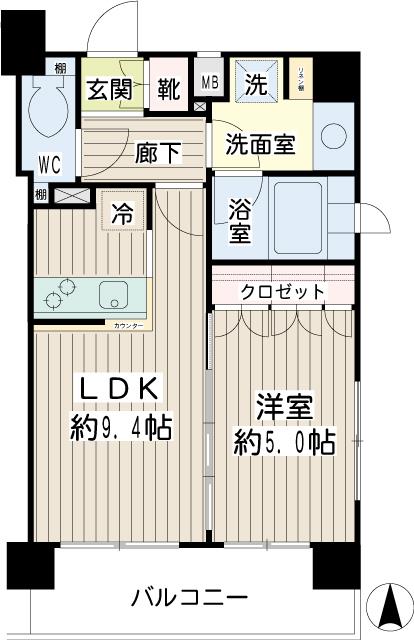 エクセル武蔵小杉 間取り