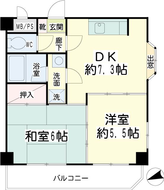 リヴェール大森北 間取り