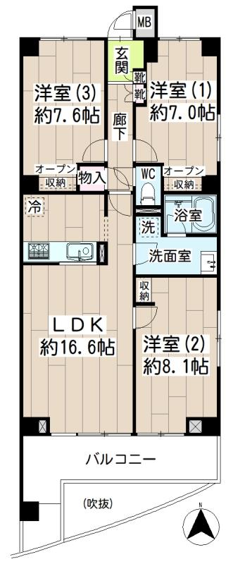 リブレスト川崎 間取り