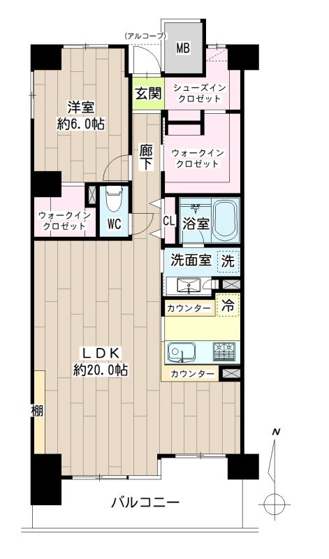 ナイスアーバン洗足池公園 間取り