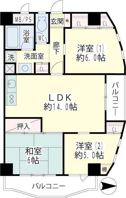 ヴェルドゥミール 間取り