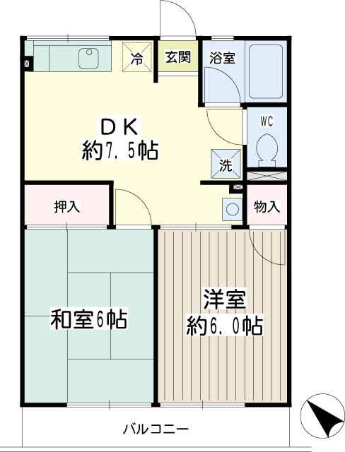 シティハイムエトワールＡ 間取り