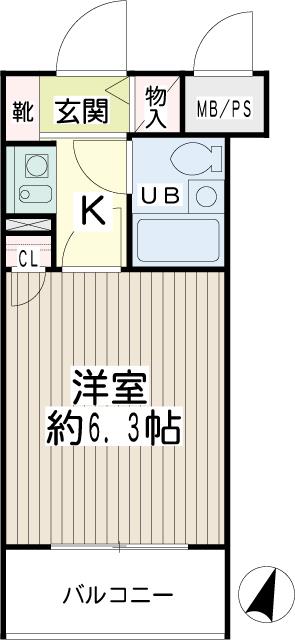 ＮＩＣアーバンスピリッツ妙蓮寺 間取り