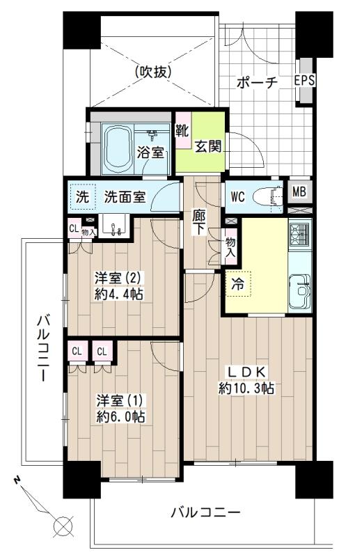 ナイスシティアリーナ新小岩 間取り