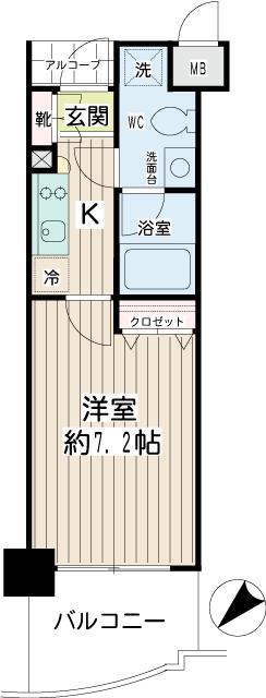 エクセル東神奈川 間取り
