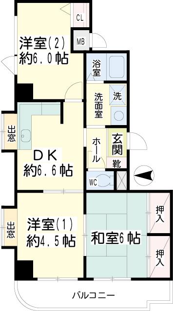 アーバンハイツ鶴見 間取り