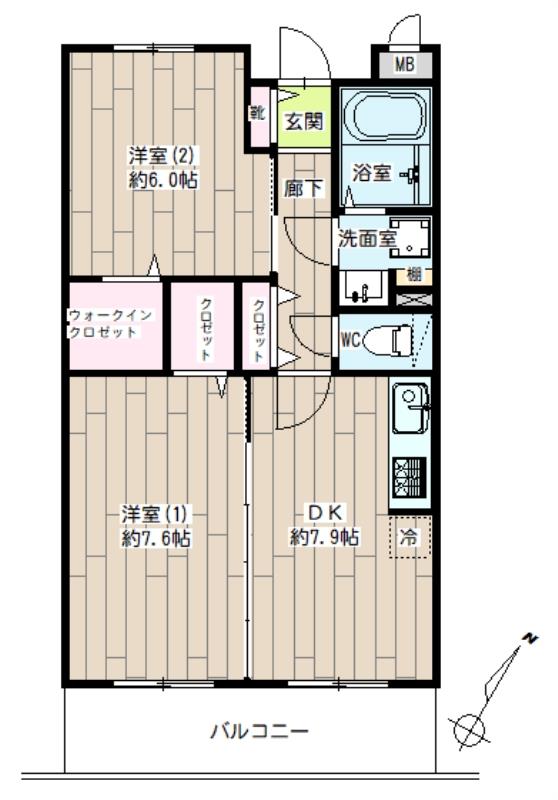 サークビルズⅢ 間取り