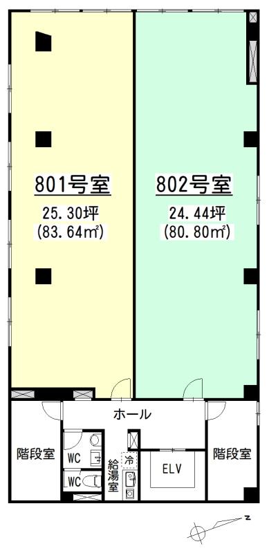加瀬ビル１０１ 間取り