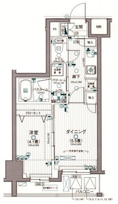 日神デュオステージ池袋 間取り