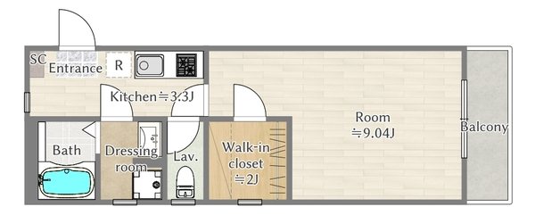 Brookdean 間取り