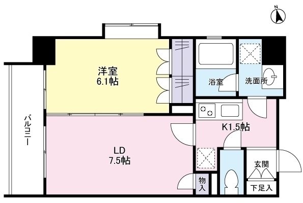 リバーレ池袋 間取り