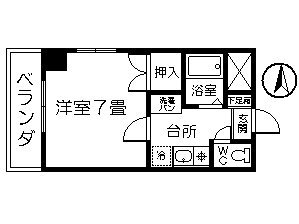 平之町イズミビル 間取り