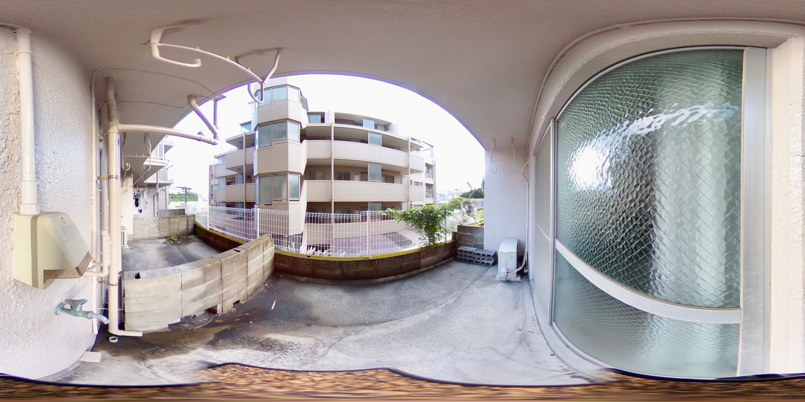 ＭｕｒａｓａｋｉｂａｒｕＭａｎｓｉｏｎ ベランダ