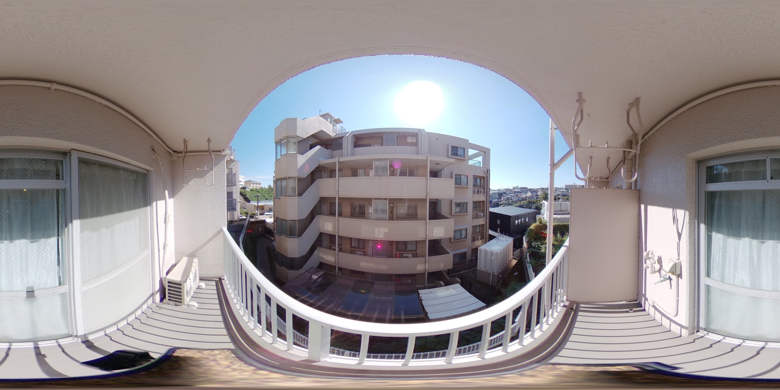 ＭｕｒａｓａｋｉｂａｒｕＭａｎｓｉｏｎ ベランダ