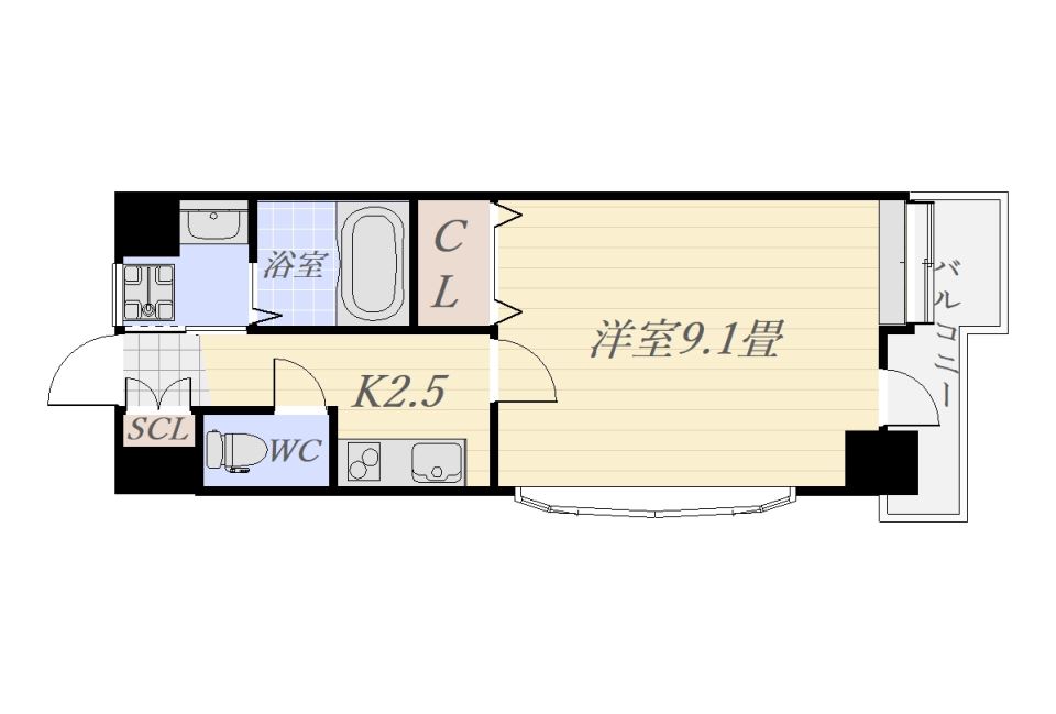 アンソレイユ桂 間取り