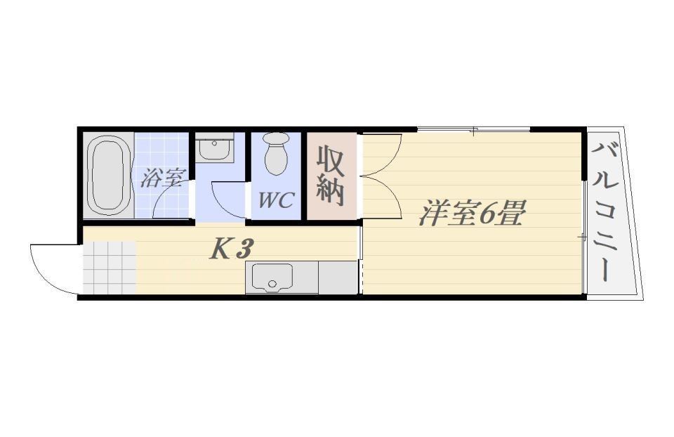 シティハイツ下荒田 間取り