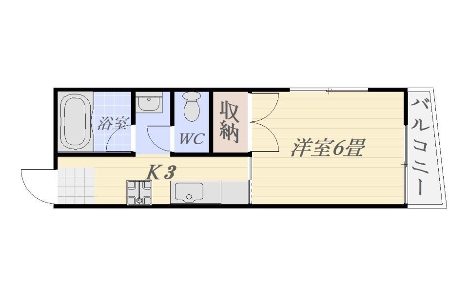 シティハイツ下荒田 間取り