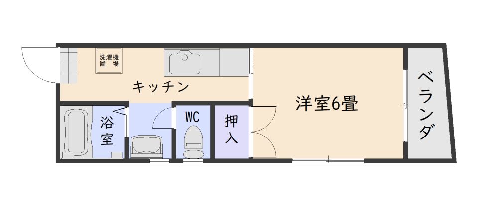 シティハイツ下荒田 間取り