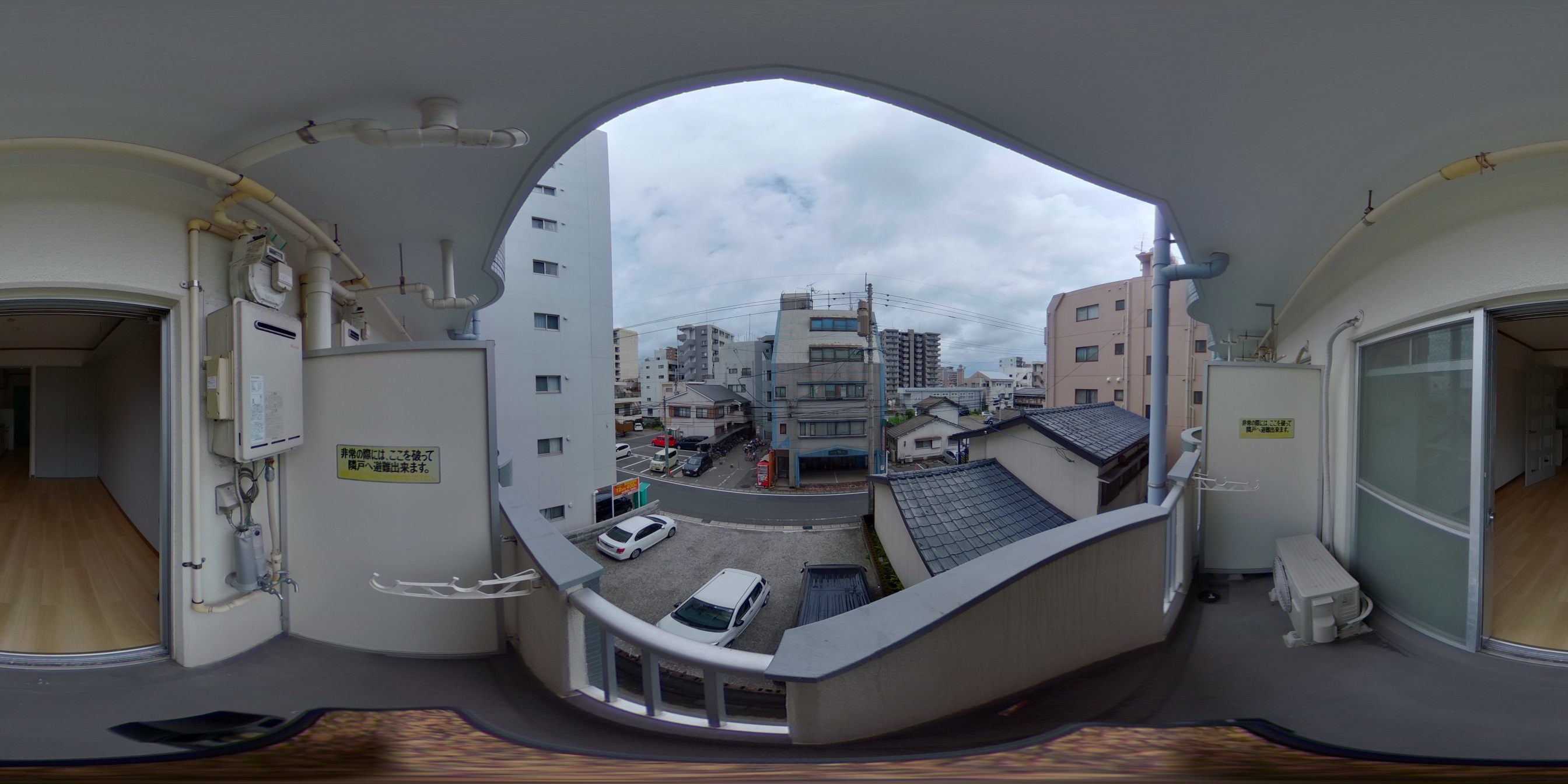 エントピア鴨池第８ ベランダ