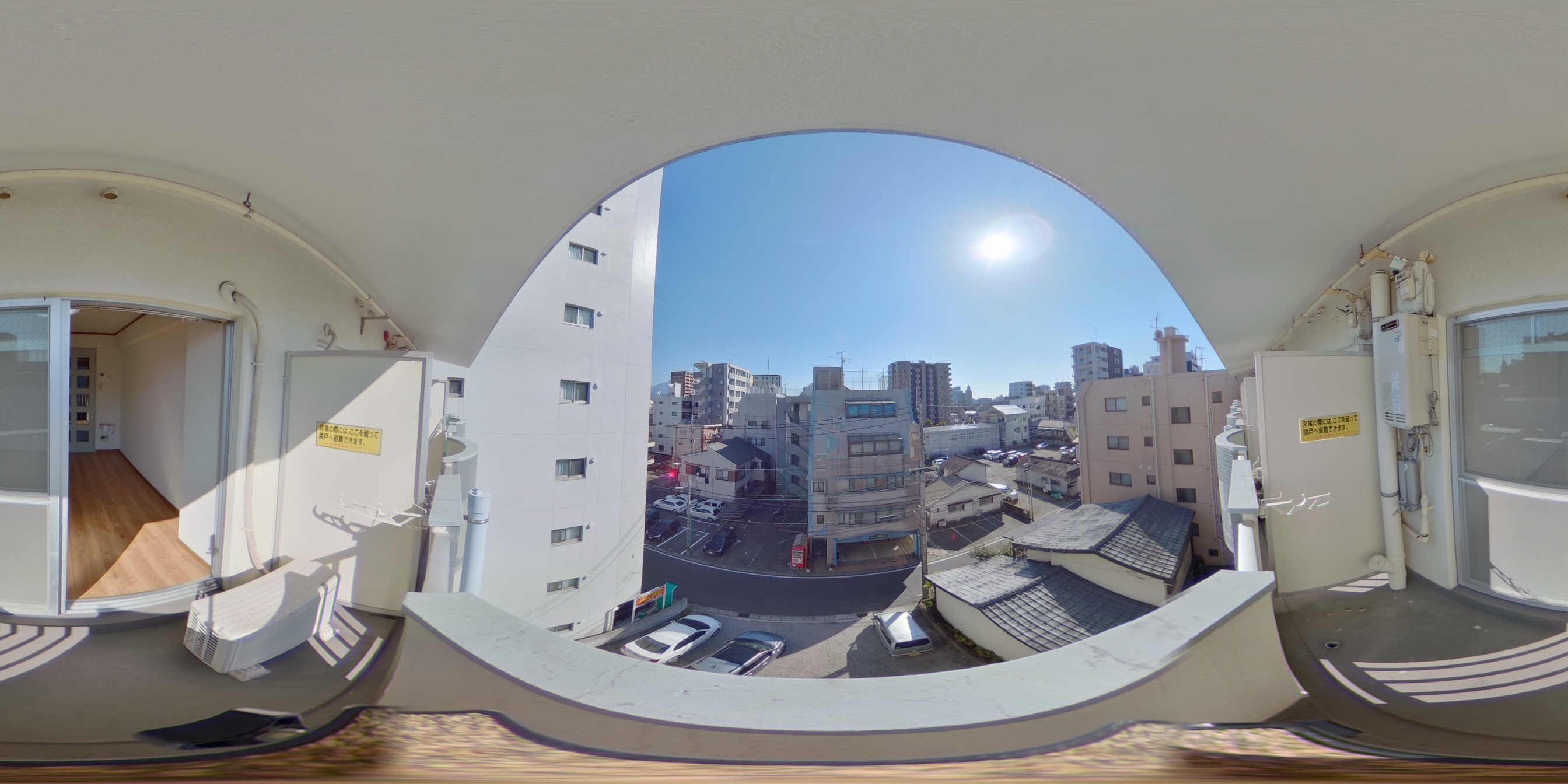 エントピア鴨池第８ ベランダ