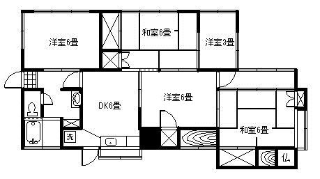 下村邸（武岡一丁目） 間取り