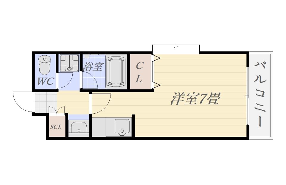 ビバリーズ２１　Ｂ棟 間取り