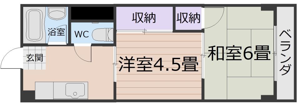 下坊マンション 間取り