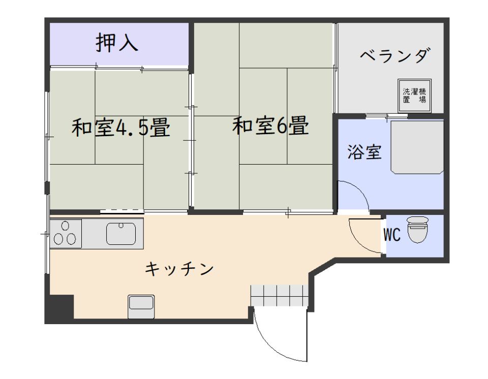 コーポ大迫 間取り