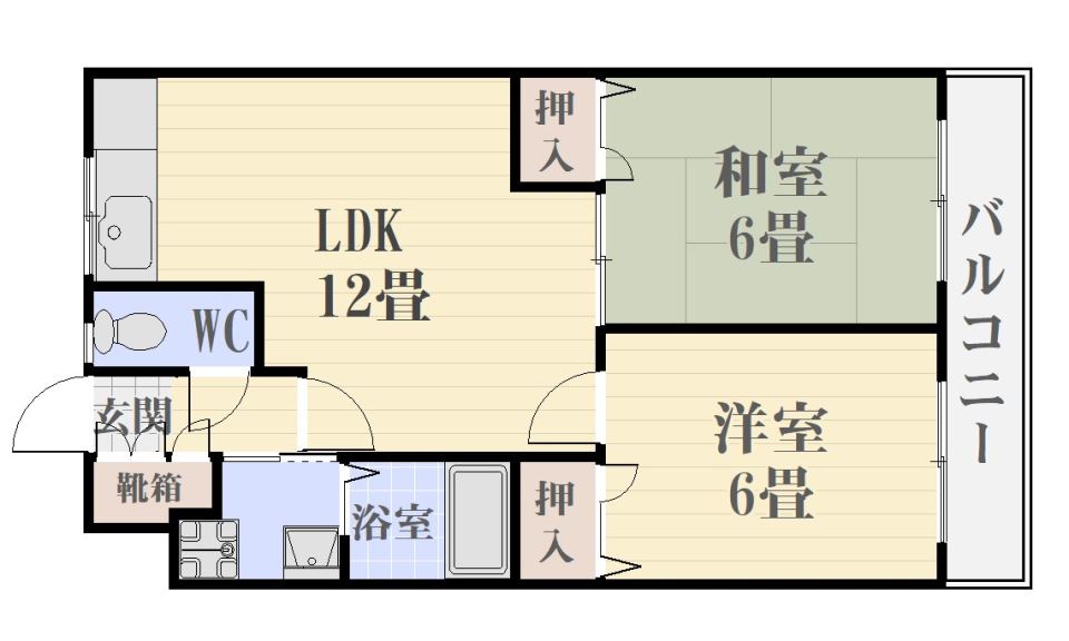 ビューポイント武Ａ棟 間取り