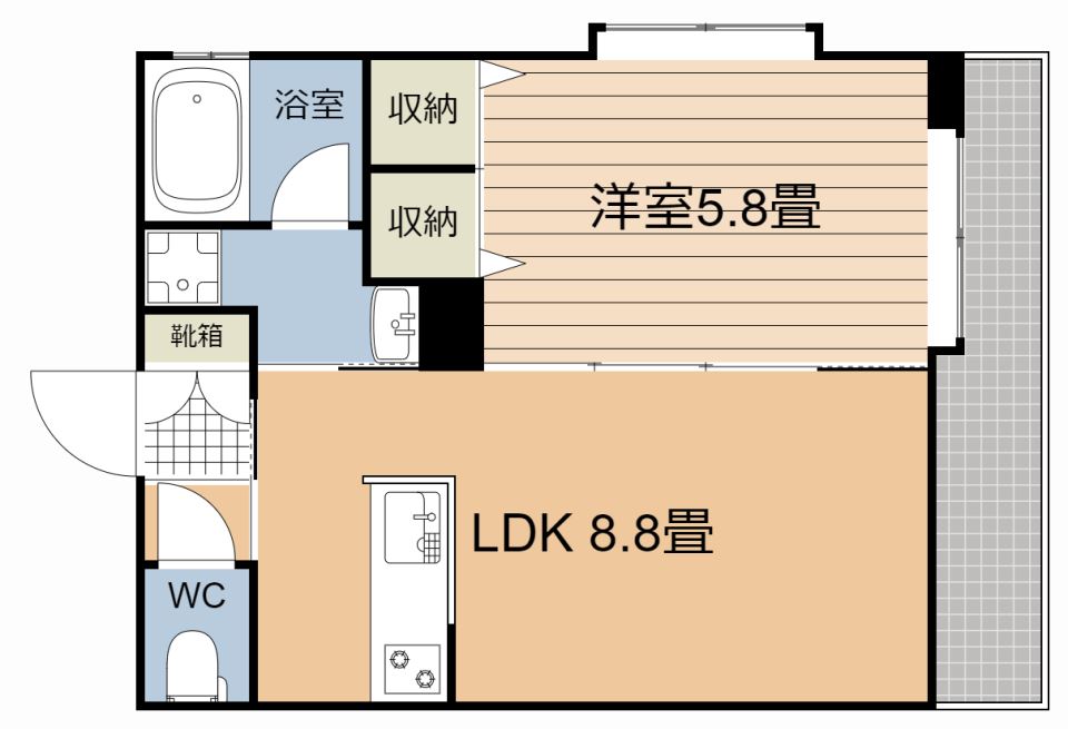 ドリーム鴨池 間取り