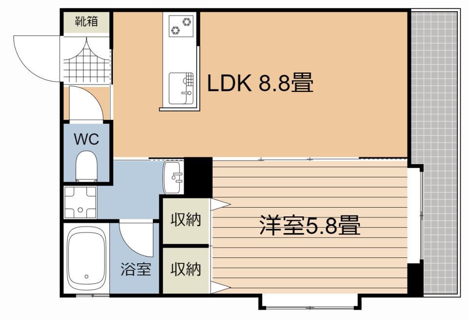 ドリーム鴨池 間取り