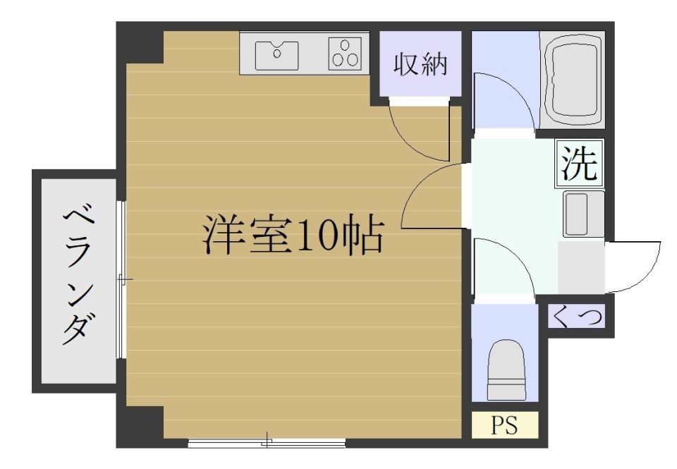 ピエ・タ・テール一ツ橋 間取り