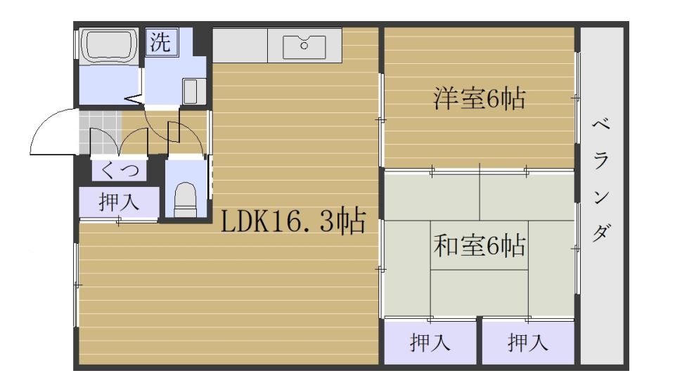 サイセリア米盛 間取り
