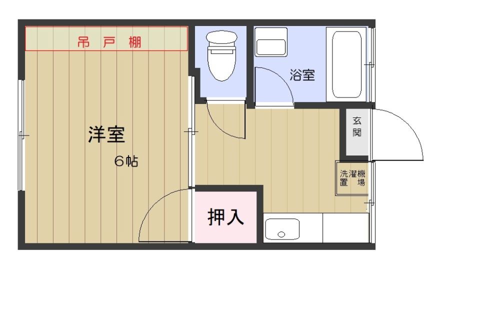 城ヶ谷コーポ 間取り