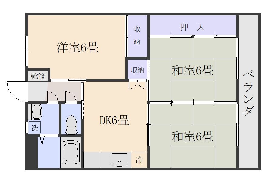 ウェルス武岡 間取り