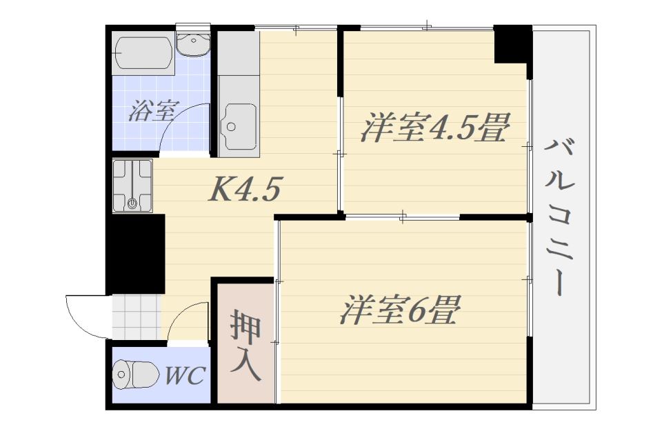 ルクール西千石 間取り
