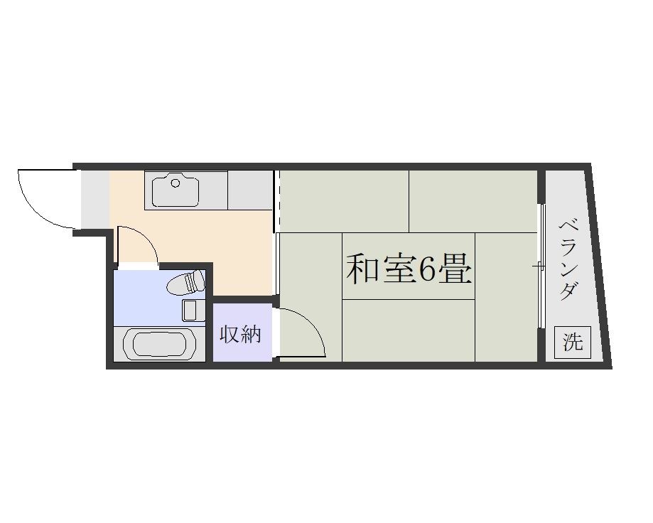 コーポ種子田 間取り