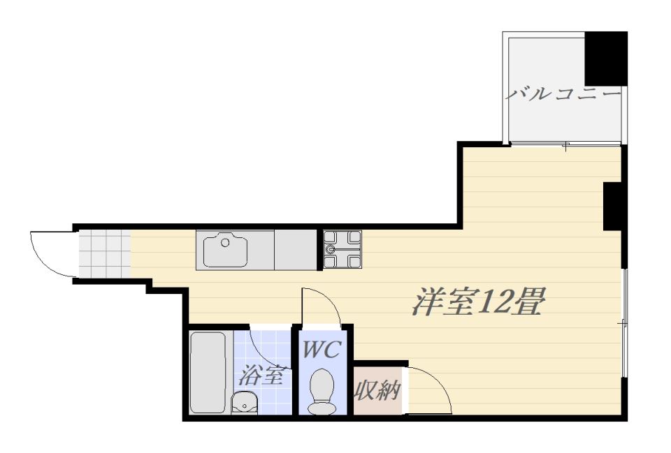 上杉第８マンション中央 間取り