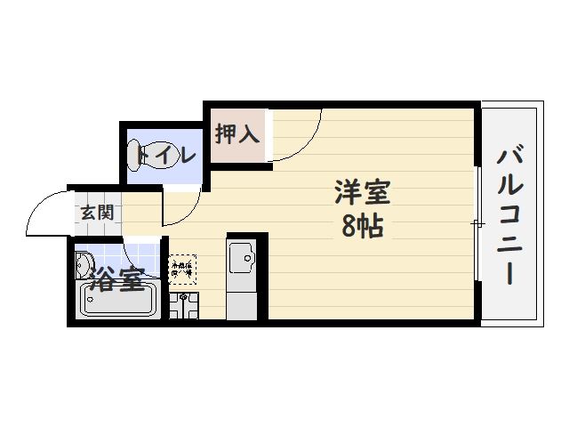 上杉第８マンション中央 間取り