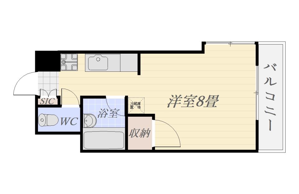 上杉第８マンション中央 間取り