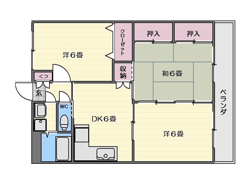 フローレンス吉野Ⅱ 間取り