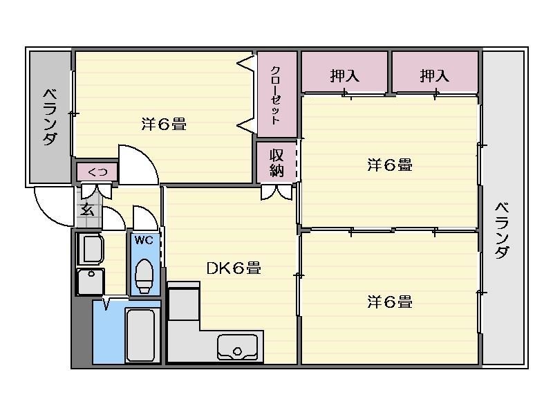 フローレンス吉野Ⅱ 間取り